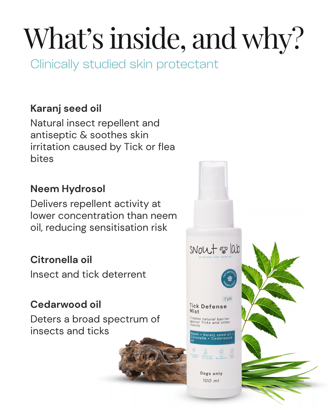 Tick defence mist